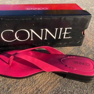 Connie Hot Pink "Skittle" Sandal Flip Flop - Size 10M (US)